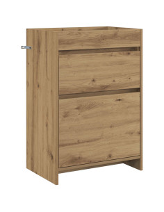 Mobiletto da Bagno Sotto Lavabo Rovere Artigianale