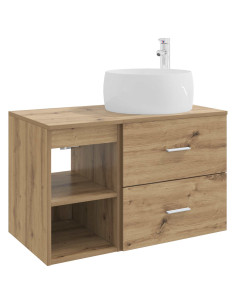 Set di mobili per il bagno 2 pcs Rovere Artigianale