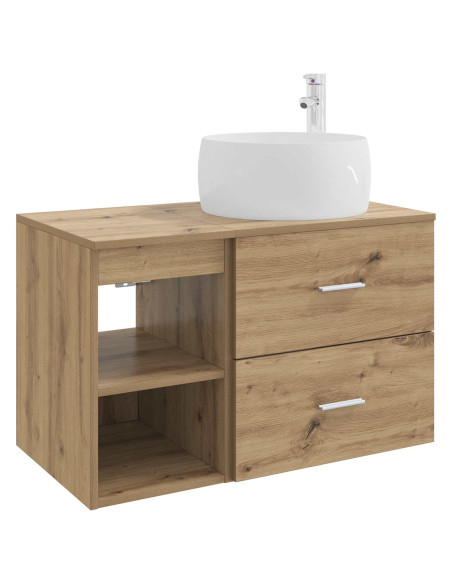 Set di mobili per il bagno 2 pcs Rovere Artigianale