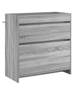 Mobiletto da Bagno Sotto Lavabo Sonoma grigio