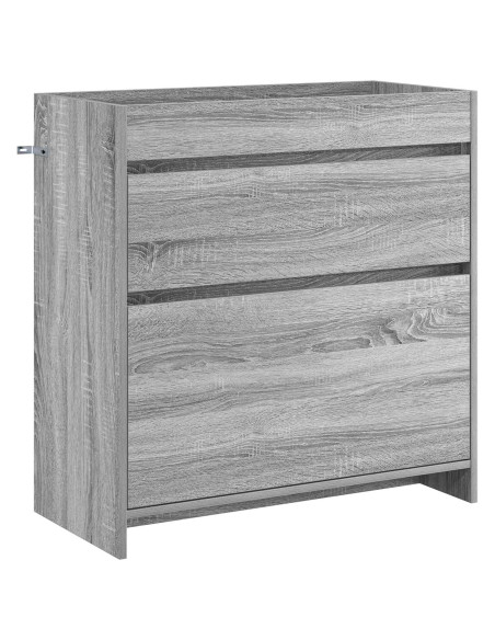 Mobiletto da Bagno Sotto Lavabo Sonoma grigio