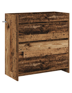 Mobiletto da Bagno Sotto Lavabo Legno antico