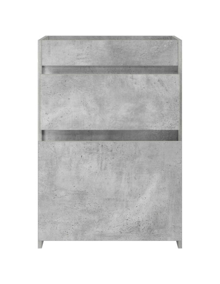 Mobiletto da Bagno Sotto Lavabo Grigio Cemento