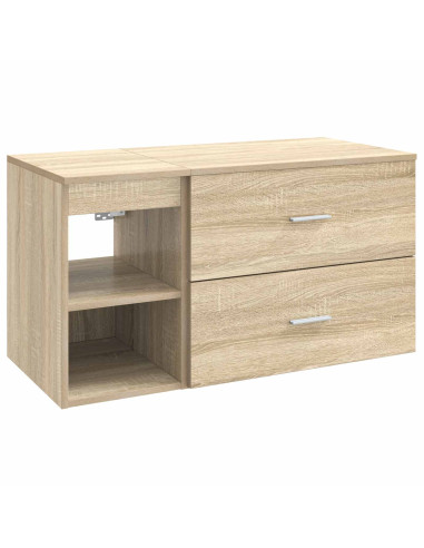 Set di mobili per il bagno 2 pcs Rovere Sonoma