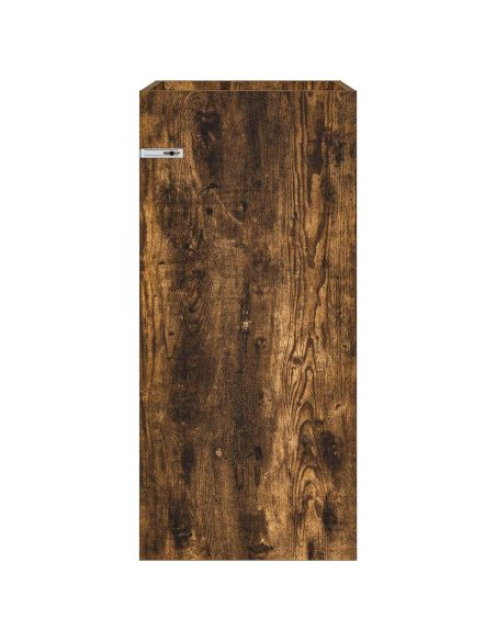Mobiletto da Bagno Sotto Lavabo Rovere Fumo 56 x 37,5 x 81 cm