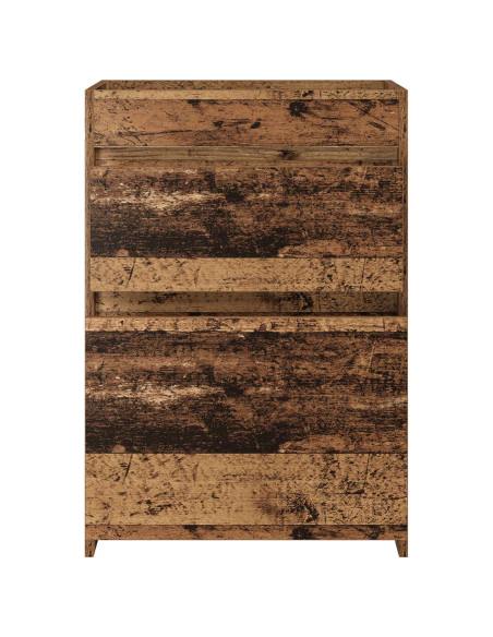 Mobiletto da Bagno Sotto Lavabo Legno antico 56 x 37,5 x 81 cm