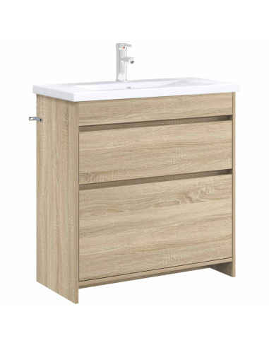 Mobiletto da Bagno Sotto Lavabo Rovere Sonoma