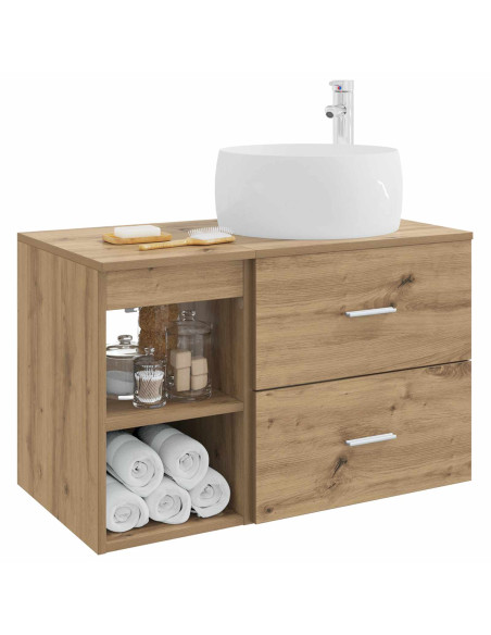 Set di mobili per il bagno 2 pcs Rovere Artigianale