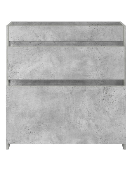 Mobiletto da Bagno Sotto Lavabo Grigio Cemento