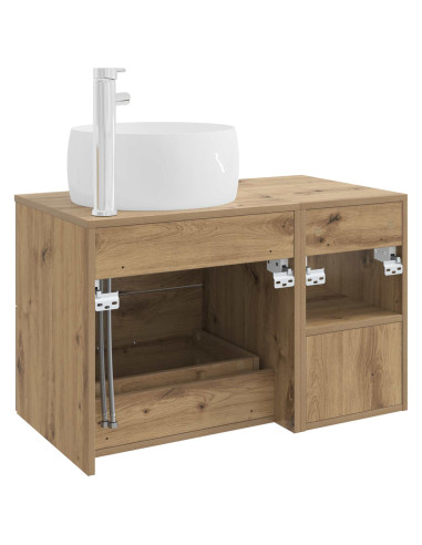 Set di mobili per il bagno 2 pcs Rovere Artigianale