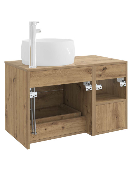 Set di mobili per il bagno 2 pcs Rovere Artigianale