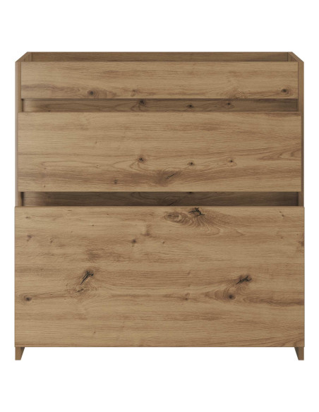 Mobiletto da Bagno Sotto Lavabo Rovere Artigianale