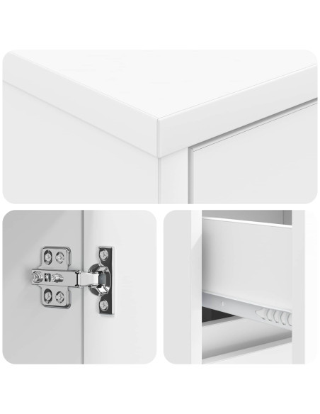 Mobile da Bagno Bianco 35 x 36,5 x 85 cm Legno ingegnerizzato