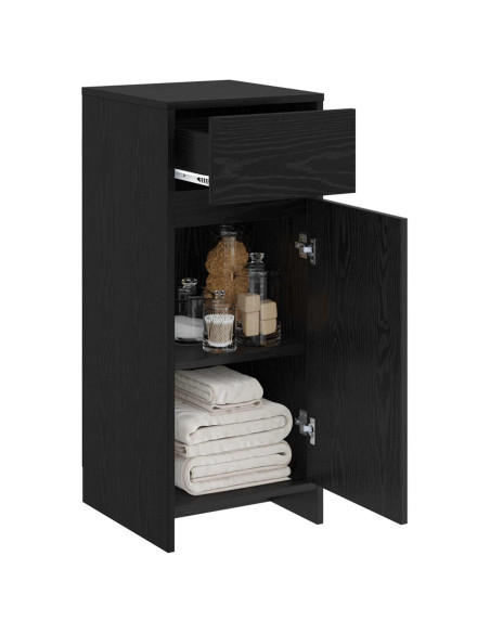 Mobile da Bagno Rovere Nero 35 x 36,5 x 85 cm