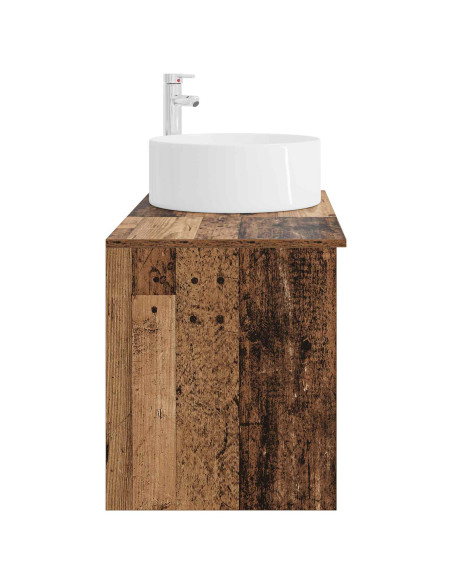 Set di mobili per il bagno 2 pcs Legno antico