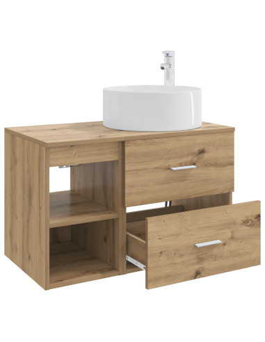 Set di mobili per il bagno 2 pcs Rovere Artigianale