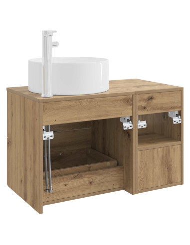 Set di mobili per il bagno 2 pcs Rovere Artigianale