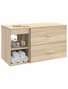 Set di mobili per il bagno 2 pcs Rovere Sonoma 2