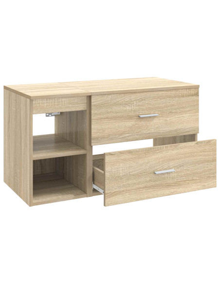 Set di mobili per il bagno 2 pcs Rovere Sonoma