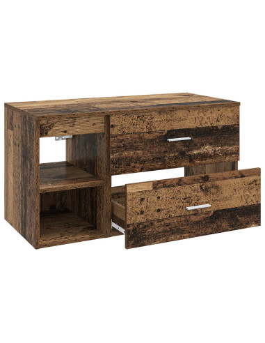 Set di mobili per il bagno 2 pcs Legno antico