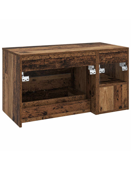 Set di mobili per il bagno 2 pcs Legno antico