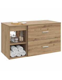 Set di mobili per il bagno 2 pcs Rovere Artigianale 2