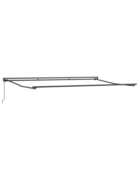 Tenda retrattile Grigio chiaro e bianco 5 x 3 m