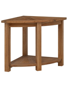 Tavolo Laterale da Bagno Naturale 45 x 45 x 46 cm 2