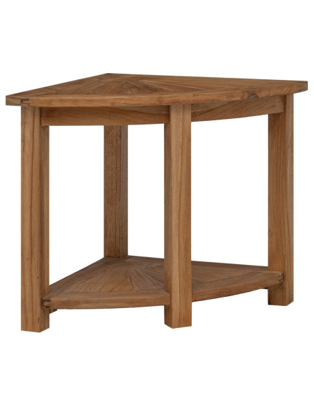 Tavolo Laterale da Bagno Naturale 45 x 45 x 46 cm