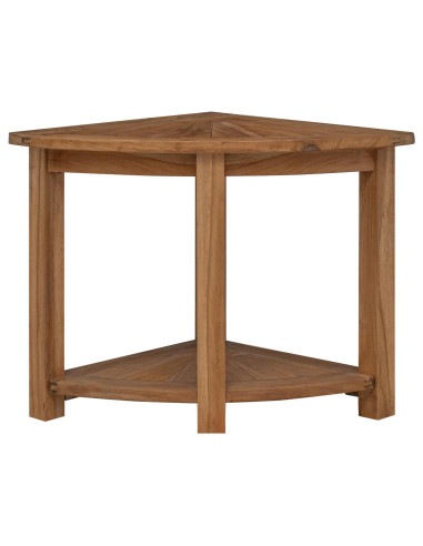 Tavolo Laterale da Bagno Naturale 45 x 45 x 46 cm