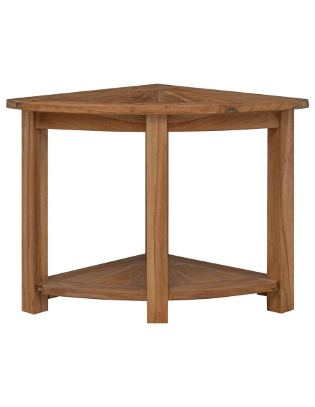 Tavolo Laterale da Bagno Naturale 45 x 45 x 46 cm