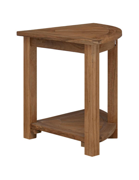Tavolo Laterale da Bagno Naturale 45 x 45 x 46 cm