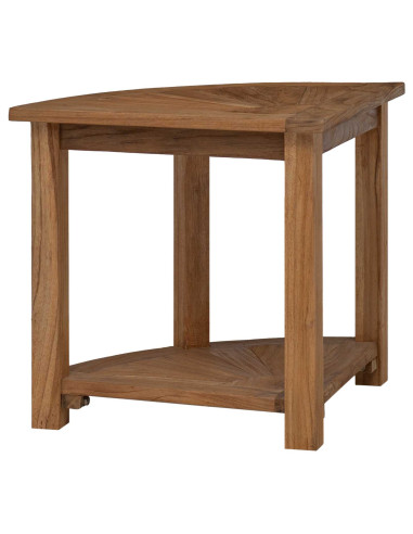 Tavolo Laterale da Bagno Naturale 45 x 45 x 46 cm