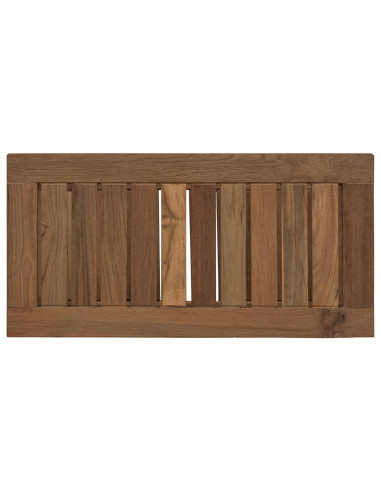 Tavolino da Bagno Naturale 60 x 30 x 45 cm Legno di teak solido