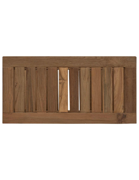 Tavolino da Bagno Naturale 60 x 30 x 45 cm Legno di teak solido