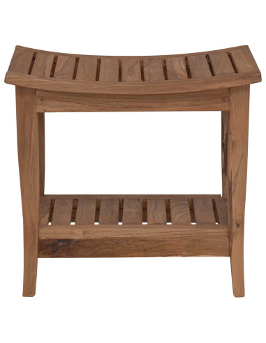 Tavolo Laterale da Bagno Naturale 50 x 35 x 45 cm