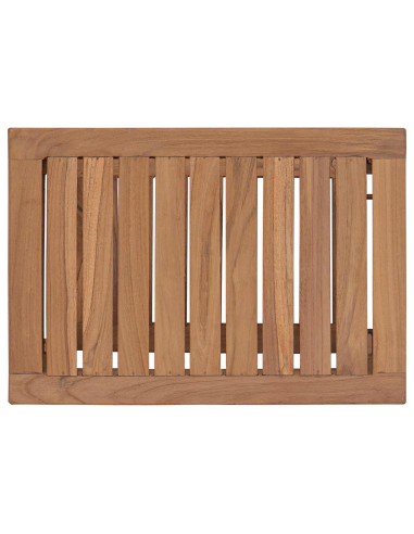 Tavolo Laterale da Bagno Naturale 50 x 35 x 45 cm