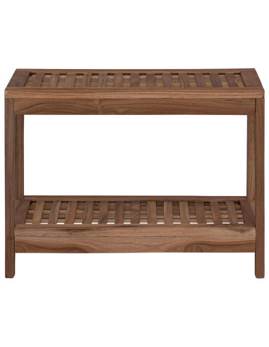 Tavolo Laterale da Bagno Naturale 60 x 30 x 45 cm