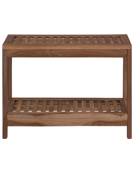 Tavolo Laterale da Bagno Naturale 60 x 30 x 45 cm
