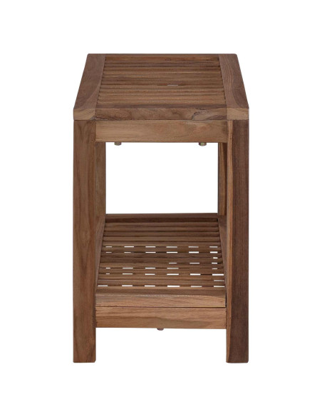 Tavolo Laterale da Bagno Naturale 60 x 30 x 45 cm