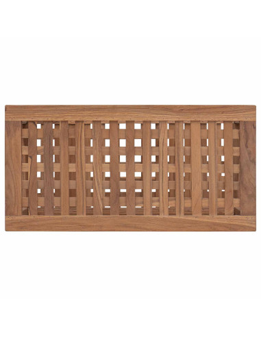 Tavolo Laterale da Bagno Naturale 60 x 30 x 45 cm