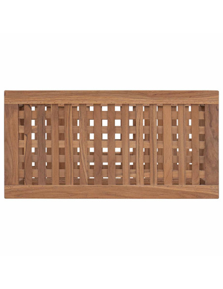 Tavolo Laterale da Bagno Naturale 60 x 30 x 45 cm