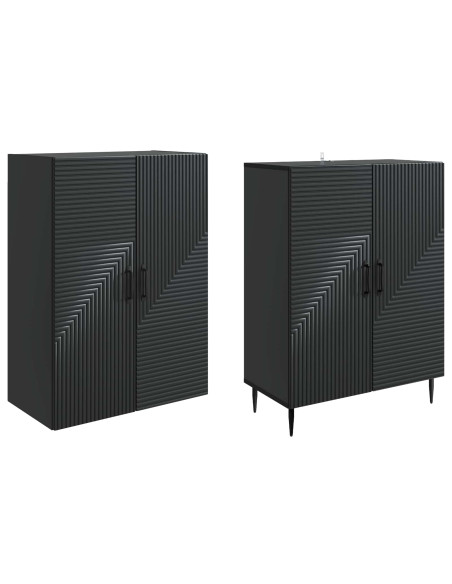 Set di armadi 2 pcs 66 x 34,5 x 89,5 cm Legno ingegnerizzato