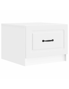 Tavolino da salotto Bianco 49 x 50 x 37 cm Legno ingegnerizzato