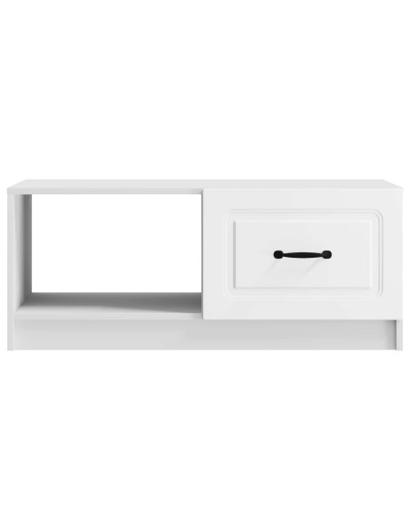 Tavolino da salotto Bianco 90 x 50 x 37 cm Legno ingegnerizzato