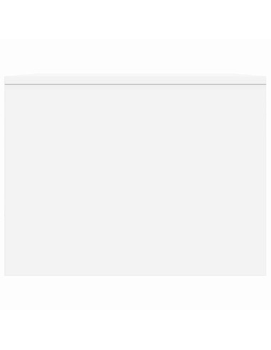 Tavolino da salotto Bianco 90 x 50 x 37 cm Legno ingegnerizzato