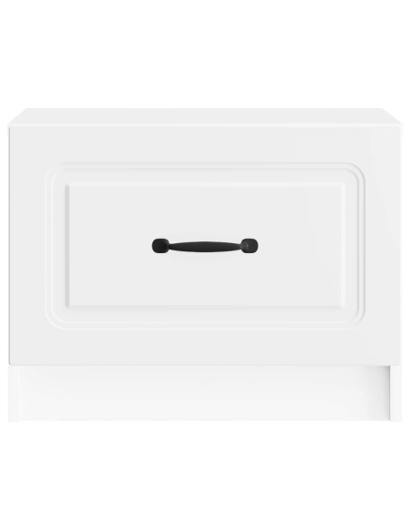 Tavolino da salotto Bianco 49 x 50 x 37 cm Legno ingegnerizzato