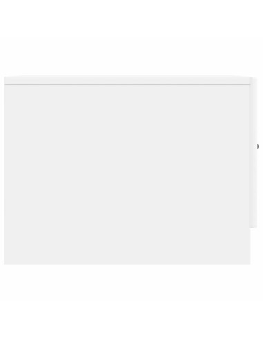 Tavolino da salotto Bianco 49 x 50 x 37 cm Legno ingegnerizzato