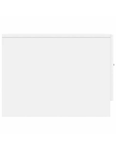 Tavolino da salotto Bianco 49 x 50 x 37 cm Legno ingegnerizzato