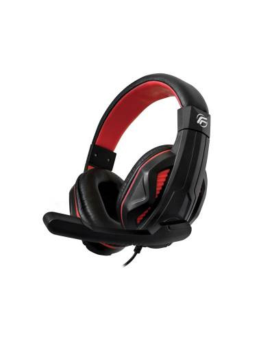 Fenner Tech Cuffie Gaming Soundgame + Microfono PC/Console Red